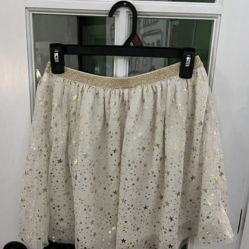 The Children's Place Girls Gold Star Tulle Skirt Size 14 XL